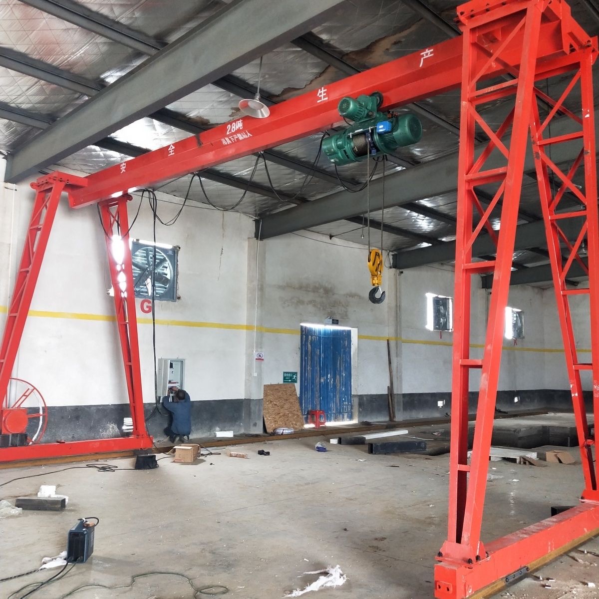 电动葫芦起重机龙门吊门式无轨移动式龙门架行车